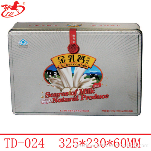square tin box